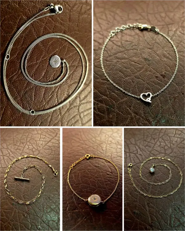 Fine silver necklaces and bracelets