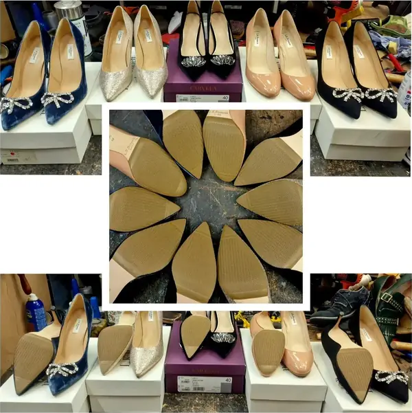 Women’s heels with new heel tips