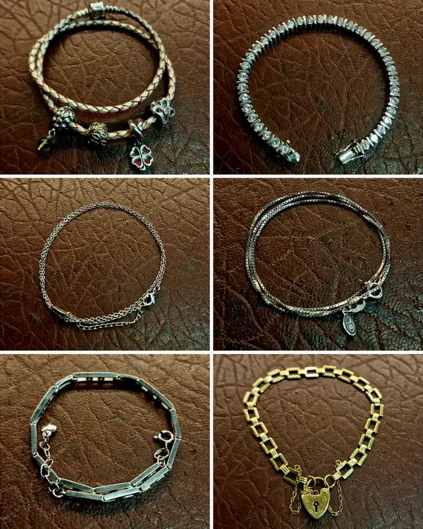 Silver bracelets and bangles